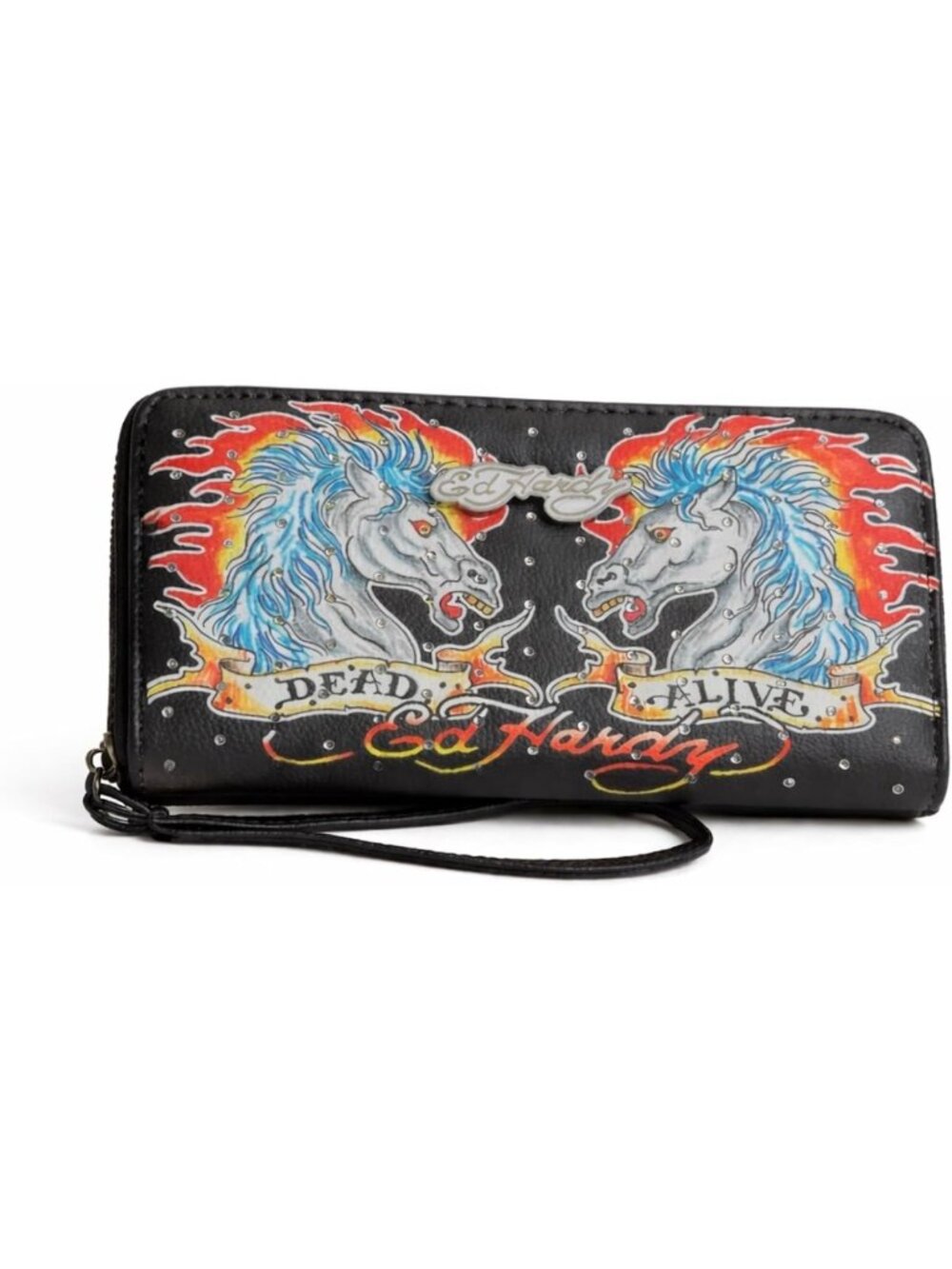 Stylish Women's Zip Around Wallet with Wrist Strap - Perfect for Everyday Use